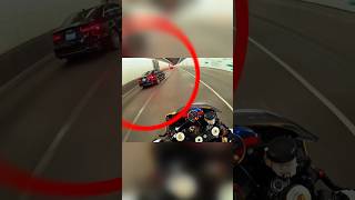 Biker Is Furious As A Car Blocks Him r32trey  IG [upl. by Horbal]