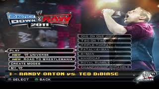 WWE Smackdown vs Raw 2011 Menu Music [upl. by Mosier]