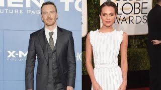 Michael Fassbender Interview on Working With Alicia Vikander [upl. by Ayocal665]