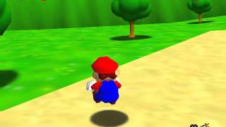 Backwards Long Jump Super Mario 64 N64 [upl. by Valenta738]