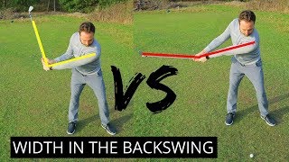 HOW TO GET WIDTH IN YOUR GOLF SWING AND INCREASE YOUR POWER [upl. by Harutek]