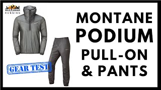 Are these the BEST lightweight waterproof jacket amp trousers Total 210g Montane Podium kit REVIEW [upl. by Odelle]