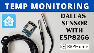 Monitor Equipment Temps with the Dallas Temp Sensors ESPHome Home Assistant and Grafana [upl. by Erehpotsirhc]