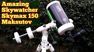 Skywatcher Skymax 150P Maksutov Telescope Mounting Observing And Review [upl. by Swihart]