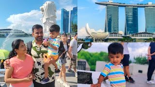 Singapore series part 1  Vacation with Toddler  Exploring tourist spots Singapore  Tamil vlog [upl. by Tedmann122]