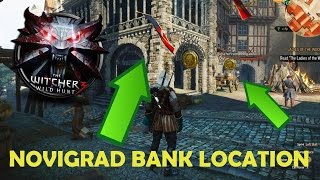 The Witcher 3 Bank Location in Novigrad Change Orens and Florens to Crowns [upl. by Anairdna991]