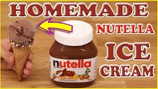 RECETTE GLACE NUTELLA MAISON  CARL IS COOKING [upl. by Hnah92]