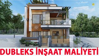 100m2 Dubleks Müstakil Ev İnşaat Maliyeti 10022024 [upl. by Amis759]