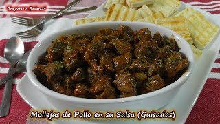 MOLLEJAS DE POLLO EN SU SALSA GUISADAS una delicia muy fácil de hacer [upl. by Eibmab]