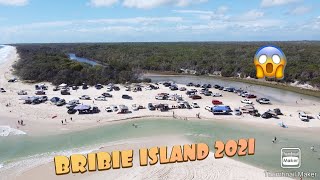 BRIBIE ISLAND 4x4 BEACH DRIVING LOW TIDE LAGOON CROSSING FULLY PARKED LAGOON [upl. by Annala]