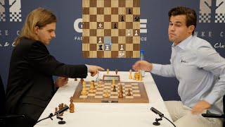 Richard Rapport vs Magnus Carlsen  Epic Last Moves [upl. by Aicilak288]