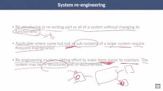 Software Engineering  C8  L9  System reengineering [upl. by Soalokcin]