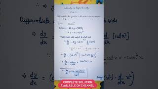 continuity and differentiability Class 12 ex 52 ex 52 q7 class 12 cbse exercise 52 class 12 [upl. by Austine431]