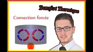 Convection forcée  Température dun barreau chauffé par induction [upl. by Eisenhart]