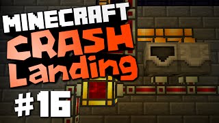 Minecraft Crash Landing 16 quotMachines Galore amp Auto Enchantingquot [upl. by Ahsekat]