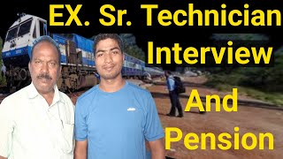 interview  Journey of Khalasi To Sr Technician  pension  Indian Railway [upl. by Elfie]