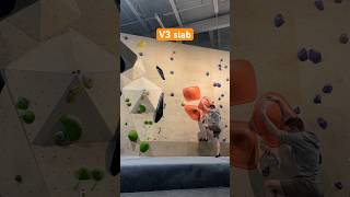 Practicing this slab👍 climbing bouldering indoorclimbing [upl. by Nrubloc109]