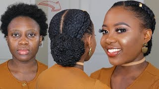 Amazing protective cornrow styles for Natural hair No added hair Braidsupdos and wedding braids [upl. by Aubert]