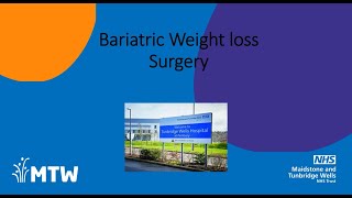 Bariatric surgery patient information video [upl. by Nayd172]