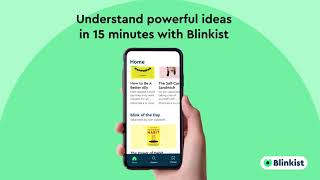 Blinkist  Powerful Ideas in 15 min  Product Explainer [upl. by Quickel]