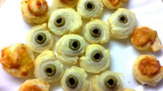 Puff pastry appetizers  vegan recipe [upl. by Ianaj]