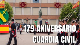 Acto de celebración por el 179 aniversario de la fundación de la Guardia Civil en Valdemoro [upl. by Lucinda763]