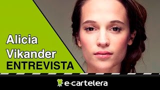 Alicia Vikander quotLara Croft es un personaje con mucho pasado Tomb Raider explorará sus orígenesquot [upl. by Jobina330]