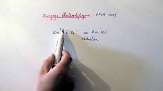 Zinguage électrolytique en chimie  PREPA KINE [upl. by Noicnecsa]