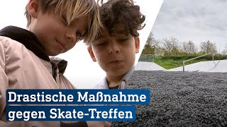 Rollsplitt gegen SkateTreffen in Dieburg  hessenschau [upl. by Seda]