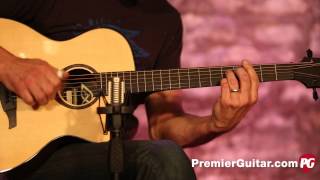 Review Demo  Lag Guitars Tramontane TSE701ACE [upl. by Hedwiga258]