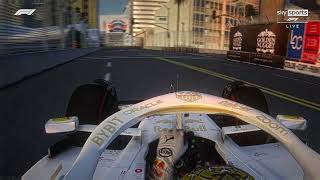 Red Bull RB18 Onboard at Downtown Las Vegas [upl. by Spooner]