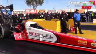 TJ Coughlin Earns Top Fuel Dragster License Don Schumacher JEGS High Performance NHRA at Phoenix AZ [upl. by Adnoryt]