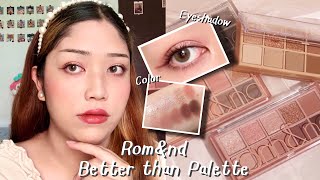 รีวิวอายแชโดว์ Romampnd Better Than Palette โทนสีสวยมาก ระวังโดนตก  Brightbnp [upl. by Hellene398]