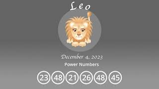 Leo horoscope for December 4 2023 [upl. by Eiramyllek]