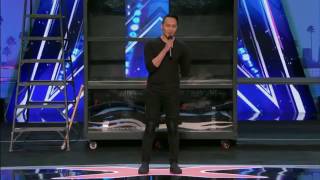 Damian Aditya EscapeMagic Act Technical Problem Quarter Finals Americas Got Talent 2017 Live 2 [upl. by Kelcey663]