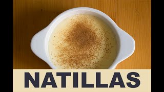 NATILLAS  CUSTARD cómo preparar natillashow to prepare Spanish custard [upl. by Assetak]