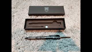 Cobratec Tactical pen with auto blade [upl. by Leumek419]