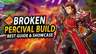 COMPLETE PERCIVAL GUIDE Best Damage Build  Sigils amp Weapons Showcase  Granblue Fantasy Relink [upl. by Lew272]