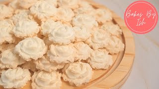 Home made chinese new year cookies  How to make Kueh Bangkit melt in the mouth [upl. by Sheets]