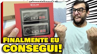 Unboxing Épico Controles Clássicos do NES para Nintendo Switch Exclusivos do My Nintendo [upl. by Meraree]