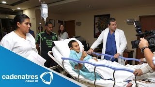 Operado con éxito Luis Montes por fractura en tibia y peroné estará de baja de 4 a 6 meses [upl. by Ez129]