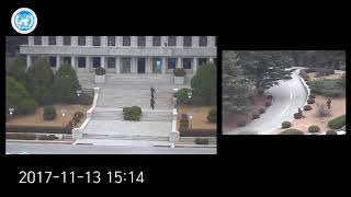 UNC Releases Footage of North Korean Defector [upl. by Debee582]