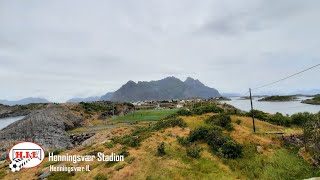 Henningsvær Stadion in Lofoten Norway  Stadium of Henningsvær IL [upl. by Shepard]