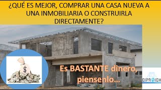 MI VIVIENDA ¿SE LA COMPRO A UNA URBANIZADORA O CONSTRUYO POR MI CUENTA [upl. by Darrin]