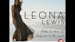 Leona Lewis  Footprints In The Sand Lyrics [upl. by Naoh876]