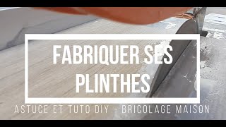 Fabriquer soimême des plinthes de carrelage et les poser [upl. by Anelis514]