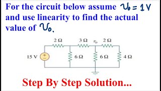 Circuit Theorems  Linearity Property [upl. by Adnol]