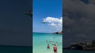 Fokker 70 landing at SXM sintmaarten aviation jetaircraft planespotting [upl. by Parthena293]