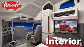 The New Peterbilt 579 INTERIOR  The Most Luxurious Bedroom on Wheels [upl. by Prunella]