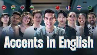 English Accents How Different Countries Speak English [upl. by Ecnarrat]